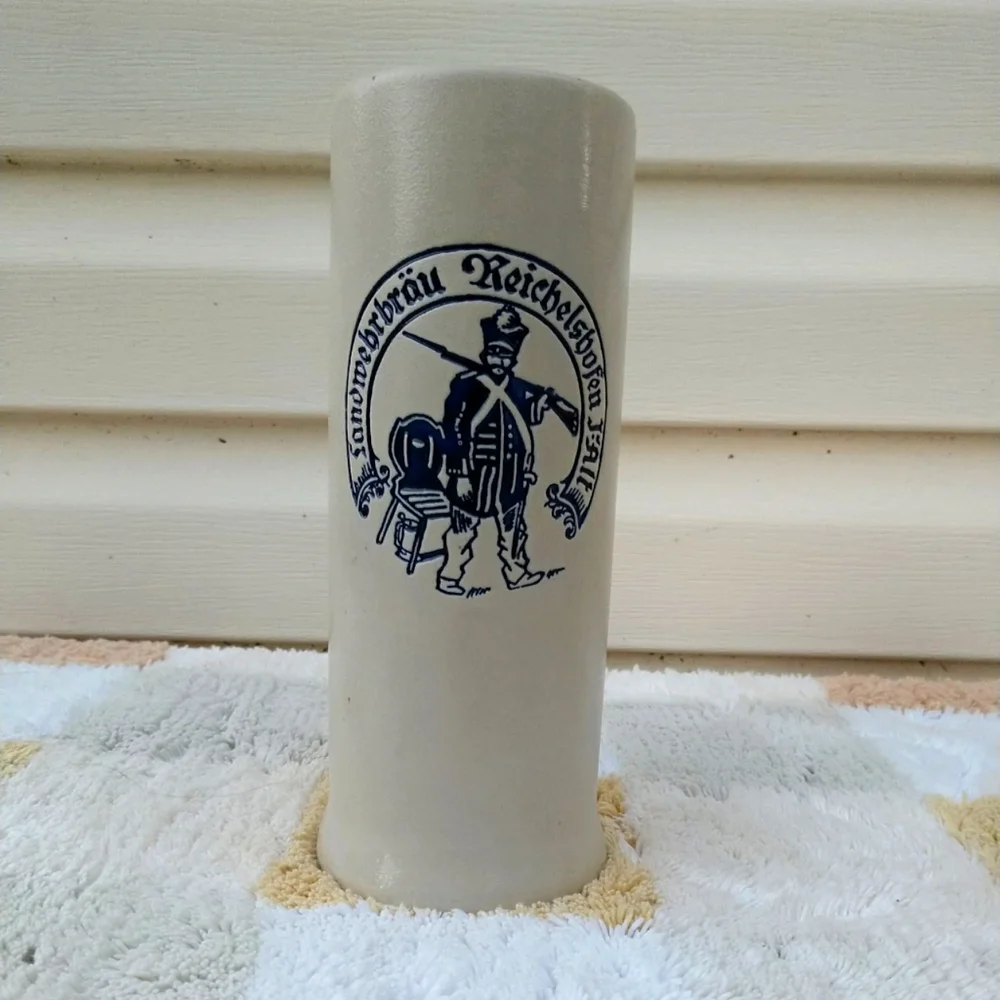 Vintage Large German Stein 0.5 L SOHM Sandstone Salt 7 1/2